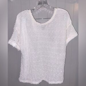 Daytrip White Sequin Top
